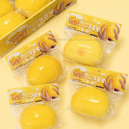 Jumbo Cheese Cloud Bread Squishy
