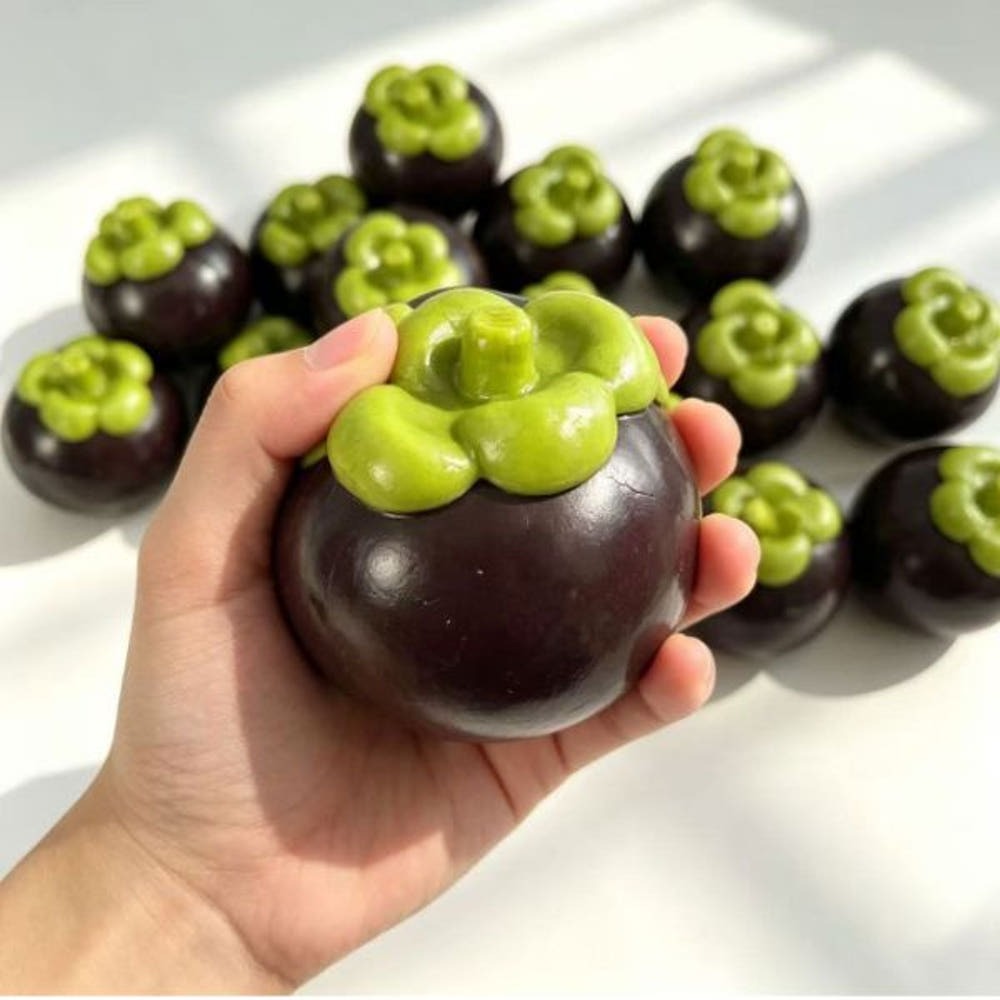 Mangosteen Crunch Slime Squishy