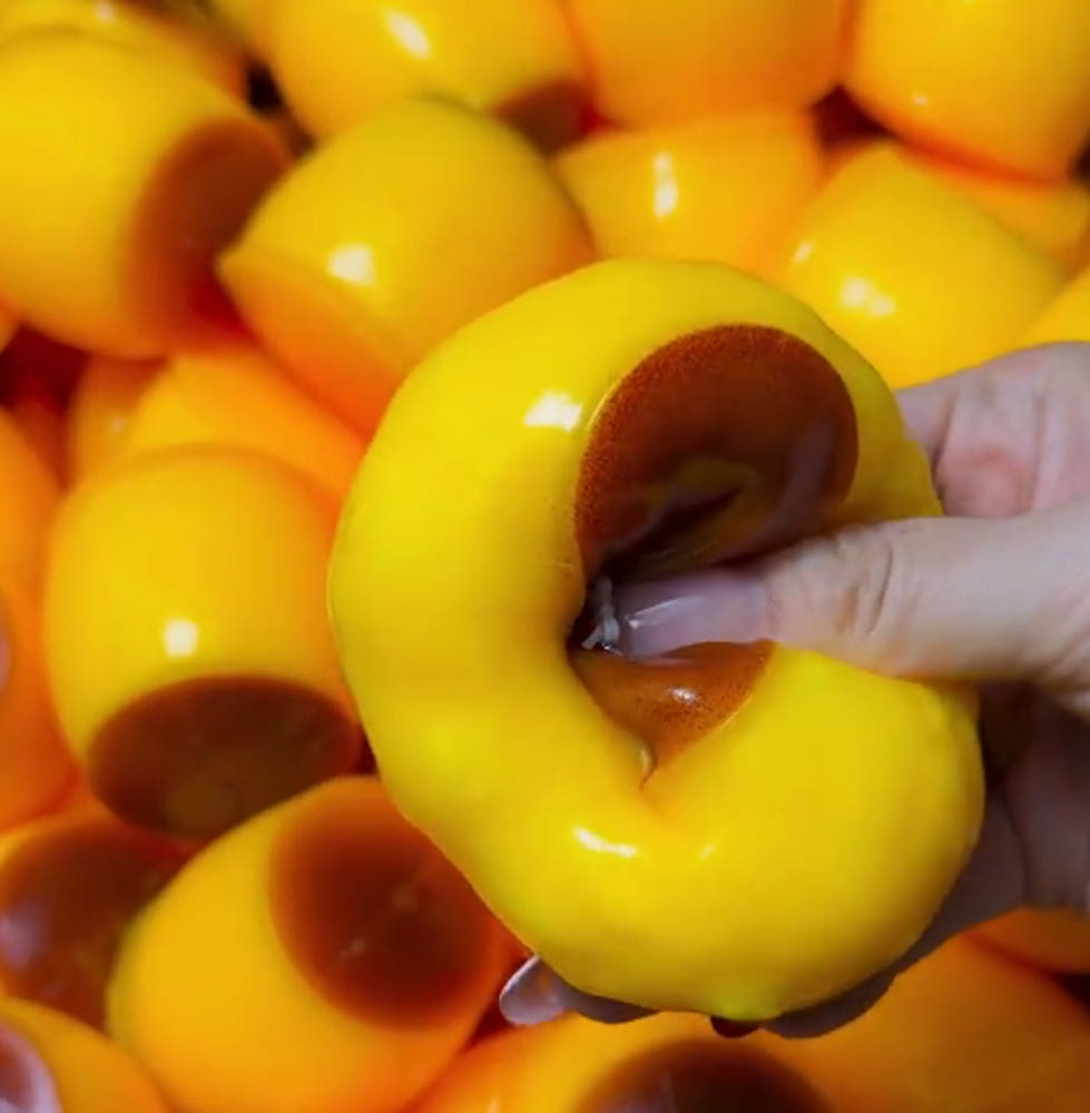 Pudding Crunch Slime Squishy