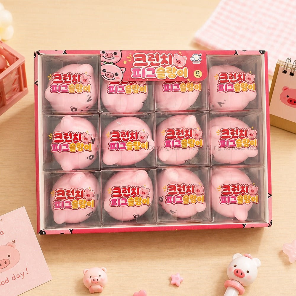Pig Crunch Slime Squishy