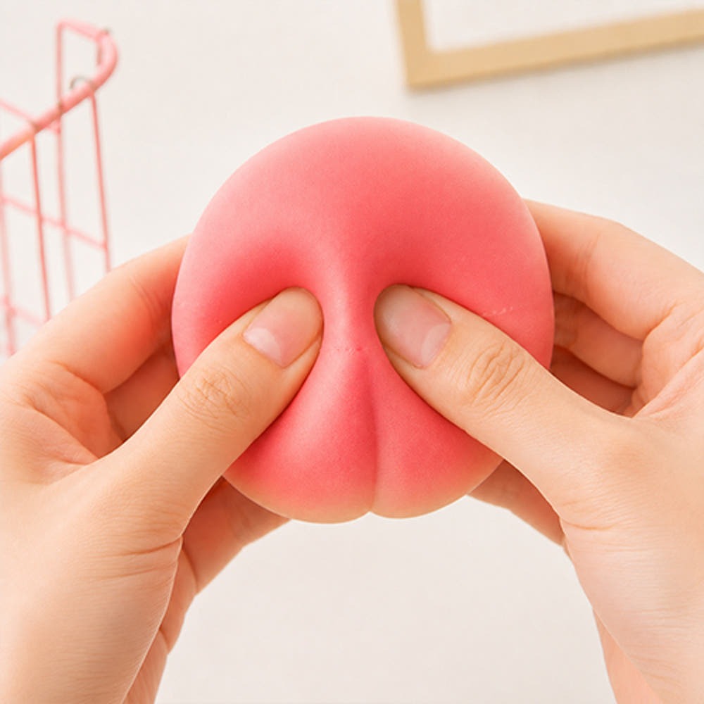 Peach Crunch Slime Squishy