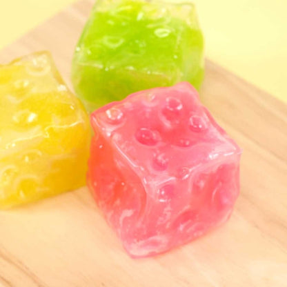 Snowflake Cheese Sherbet Squishy