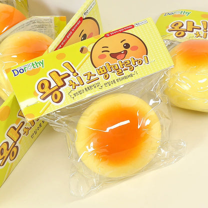 Jumbo Cheese Bread Squishy