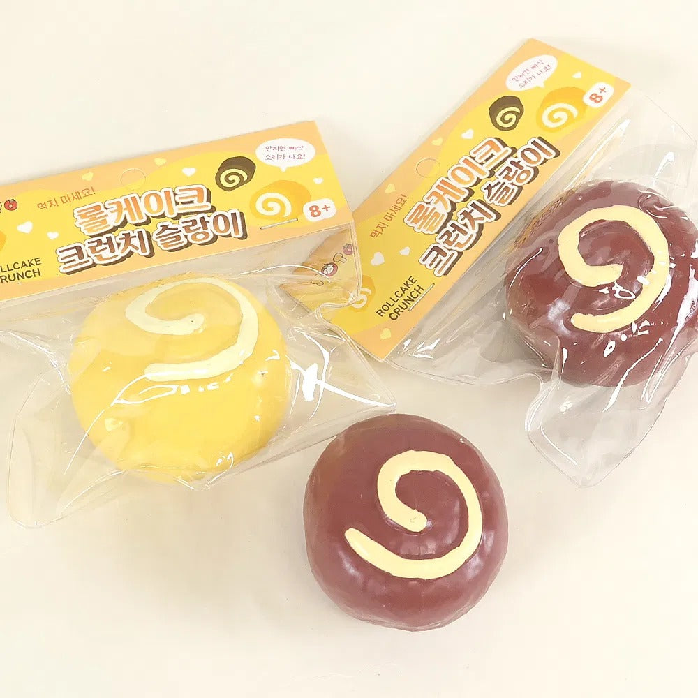 Roll Cake Crunch Squishy