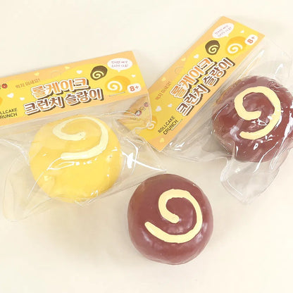 Roll Cake Crunch Squishy