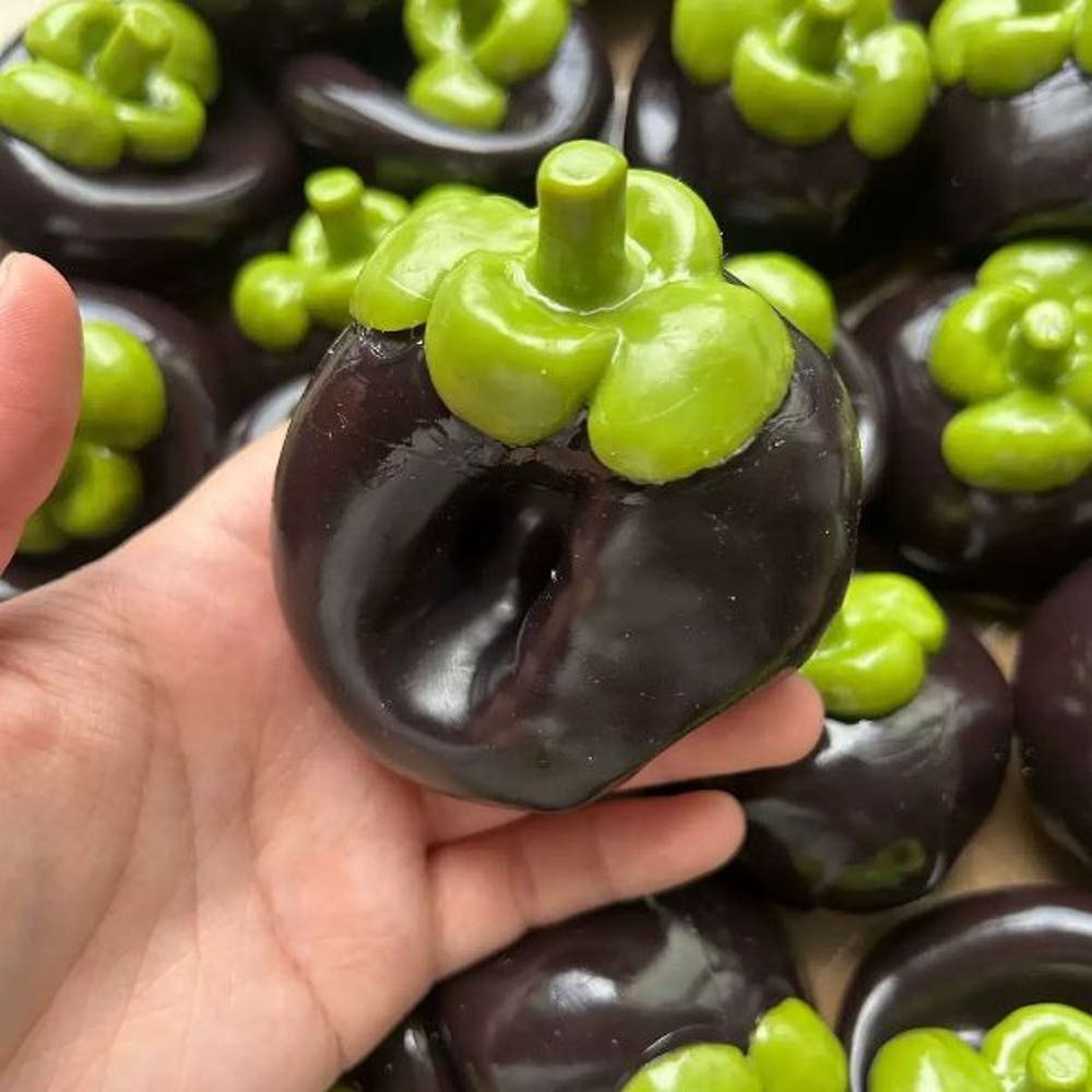 Mangosteen Crunch Slime Squishy