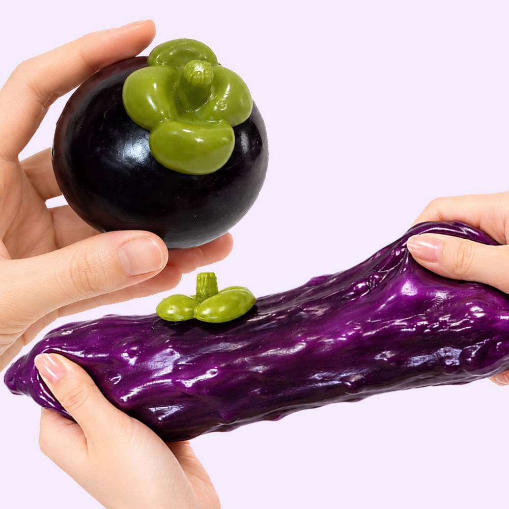 Mangosteen Crunch Slime Squishy