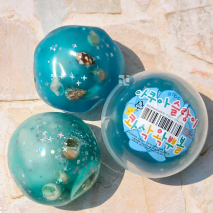 Aqua Ball Crunch Wax Cracking Squishy