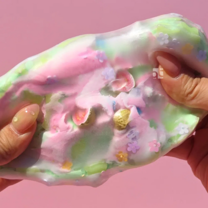 Guava Cake Crunch Wax Cracking Squishy