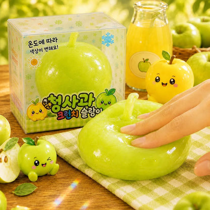 Color Changing Green Apple Crunch Squishy