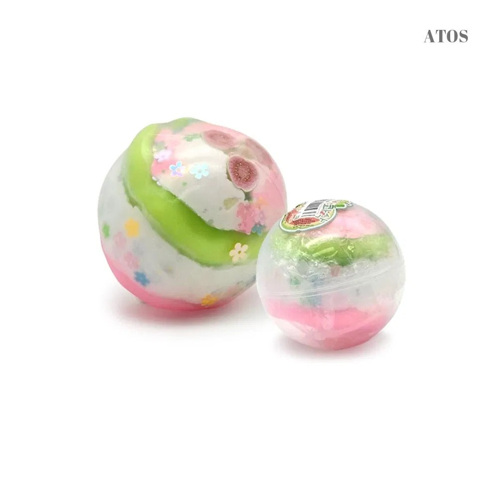 Guava Cake Crunch Wax Cracking Squishy
