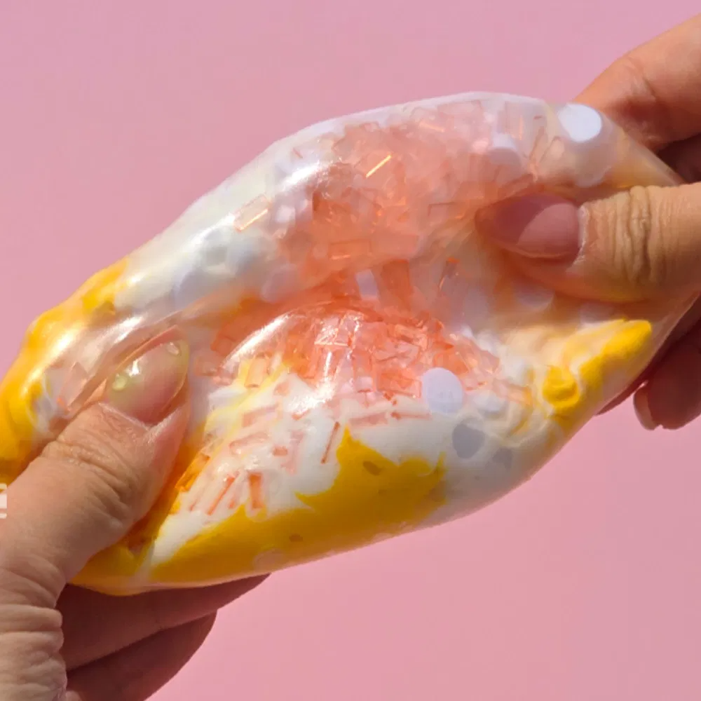 Mango Pomelo Sago Crunch Squishy
